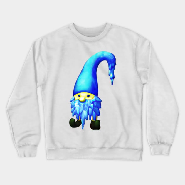 Icicle Gnome Drawing Crewneck Sweatshirt by Shadowbyte91